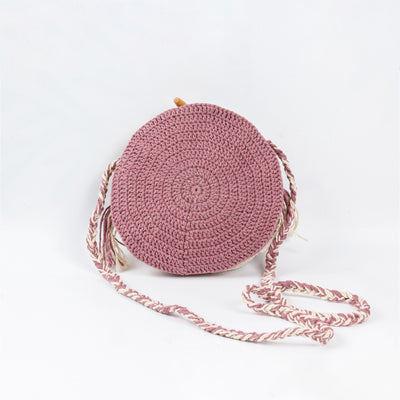 Kenevir El Çantası – Pembe / Mavi / Beyaz - Doğal Kenevir