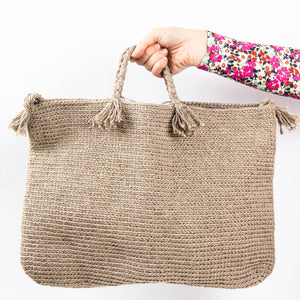 El Yapımı Kenevir Çanta – 65 cm